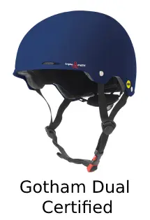 Triple Eight Gotham Dual Certified MIPS Skateboard and Bike Helmet 