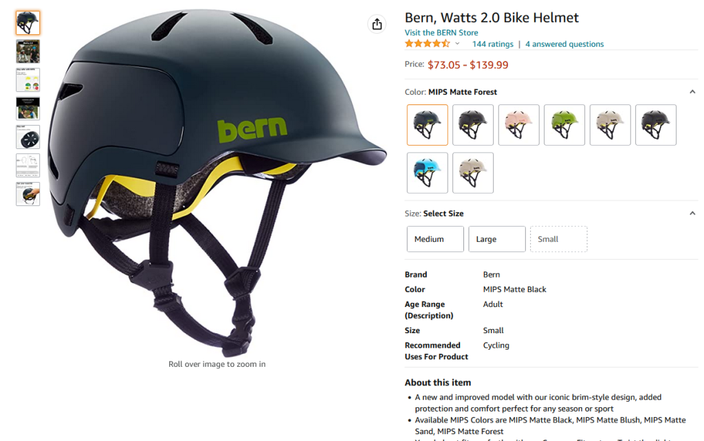 Bern Watts Hard Hat
